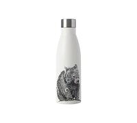 Maxwell & Williams Marini Ferlazzo Botella Térmica de Agua con Diseño de wombat de Acero Inoxidable 18/10, 500 ml - Blanco