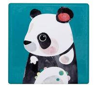 Maxwell & Williams Pete Cromer posavasos panda, cerámica, corcho 9,5 x 9,5 cm