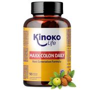 MaXX COLON DAILY - Laxante Natural y Alivio del Estreñimiento | Triphala + Psyllium (Fibra Prebiótica) | Regularidad, Tránsito Intestinal y Reducción de Gases (90 Cáps)