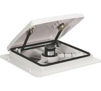 MAXXAIR Maxxfan Plus 1000267 - Campana de Techo Manual de plástico Blanco, 38,3 x 37,5 cm, 10 etapas de aspiración y extracción, ventilación con la Tapa Cerrada