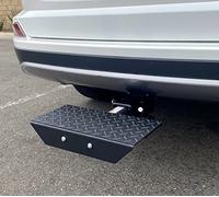 MAXXHAUL 50609 - Escalón de Enganche de Acero para Receptor de Enganche de 2 Pulgadas para SUV, camioneta Plana, Caravana con escalón Antideslizante