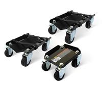 MaxxHaul 50859 - Juego de Ruedas móviles para Motos de Nieve, Capacidad de Carga de 1500 Libras, Almohadillas de Goma Antideslizantes V-Slide Que se fijan firmemente en los esquís