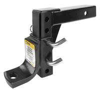 MAXXHAUL 70067 - Enganche de Remolque - Enganche de Remolque Ajustable de 8 Posiciones - 5000 Libras de Capacidad GTW, Color Negro