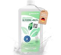 Maxxi Clean | 1x 700 ml Glicerina 99,5% | 100% vegetal y nutritiva para cosméticos y proyectos DIY | E422 Glicerol de calidad farmacéutica | Hecho en Alemania | adecuado para el cuidado de la piel