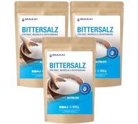 Maxxi Clean | 2,7 kg de sal de Epsom de alta pureza | Sal de baño para bienestar y exfoliante corporal | Sulfato de magnesio para músculos, piel y alma | Magnesio adecuado para el cuidado del jardín