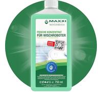Maxxi Clean Limpiador de suelos con aroma fresco de 750 ml, adecuado para todos los robots de limpieza, concentrado universal, líquido para suelos de parqué, azulejos y limpiadores de aspiración