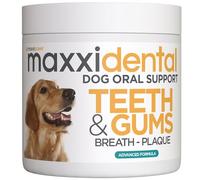 maxxipaws maxxidental Cuidado de Encías y Dental para Perros - Suplemento en Polvo de Soporte Bucal Avanzado, 140 g