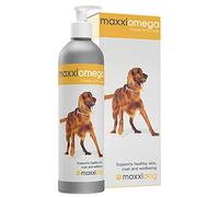maxxipaws maxxiomega Omega 3 6 & 9 Aceite Pescado Perros- Piel y Pelo 296ml | Favorece un pelaje brillante, apoya articulaciones, corazón, inmunidad y vitalidad con EPA DHA, biotina y vitaminas A, D y E