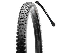 Maxxis Assegai 29"x2.5" WT 3C MaxxTerra - Neumático para bicicleta de montaña con paquete de protección contra pinchazos EXO con palanca de neumático Cycle Crew