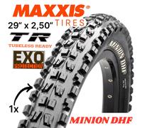 Maxxis MTB Ebike Bicicleta Falt- Neumático Minion DHF 29x 2,5'' Wt Exo Tubeless
