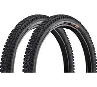 Maxxis Set de 2 cubiertas plegables Aggressor Double Down WT 27,5" negro 27.5x2.5