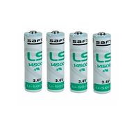 Maxxistore - Saft 4 Pilas AA Litio Li-SoCl2-3,6 V 2600 mAh - LS14500 - ER14505