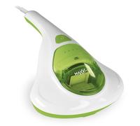 MAXXMEE Aspirador manual antiácaros, aspirador antiácaros con luz UV-C, limpieza y desinfección en un solo paso, incl. filtro HEPA [aspirador de colchones]