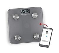 MAXXMEE Báscula de análisis corporal de personas con aplicación de seguimiento de salud acompañada | Calcula las necesidades diarias de calorías, función Bluetooth® para conectar con la aplicación