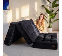 MAXYOYO Colchón Plegable de 2 Plazas, 15 cm de Grosor para Futón Convertible, Sofá Cama Portátil, Colchón para Invitados, Cama Adicional, 135x190