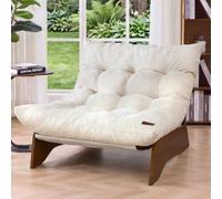 MAXYOYO Sillón Cordón Ajustable, 3 Posiciones con Estructura, Lounge Suave Relleno para Dormitorio y Salón