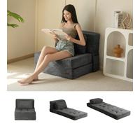 MAXYOYO Sofá Cama Plegable para Adultos y Niños, Sofá Cama Portátil Convertible para Una Persona con 1 Almohada, 71 x 195 x 15 cm