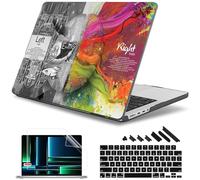 May Chen Compatible con MacBook Pro de 14 pulgadas modelo A2442, cubierta dura mate mate de goma para MacBook Pro 14 con chip M1 Pro e ID táctil, cerebro izquierdo derecho