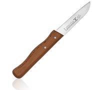 May - Cuchillo de cocina Solingen - Cuchillo multiusos pequeño Solinger para la cocina - Cuchillo de verduras - Cuchillo de fruta - Cuchillo pelador - Corte recto - Acero inoxidable - Mango de madera