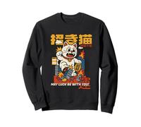 May Luck Be With You - Ataque de gato monstruo Maneki-Neko Sudadera