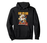 May Luck Be With You - Ataque de gato monstruo Maneki-Neko Sudadera con Capucha