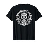 May The Bridges I Burn Light My Way Funny Goth Gothic Skull Camiseta
