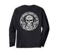 May The Bridges I Burn Light My Way Funny Goth Gothic Skull Manga Larga