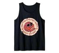 May The Bridges I Burn Light My Way Skull Gothic Graphic Camiseta sin Mangas