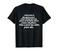May The Lord Be with You Versículo bíblico Jesús Lover Camiseta