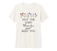 May The Lord Bless You and Keep You Christian Bible Verse Camiseta Premium