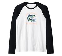 May The Trout Be with You - Humor gráfico de Pesca Camiseta Manga Raglan