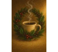 May Your Days Be Merry & Your Coffee Be Strong: Lined Holiday Notebook for Coffee Lovers (6x9, 120 Pages)