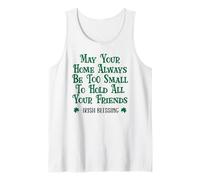 May Your Home Be Too Small to Hold All Your Friends Irish Camiseta sin Mangas