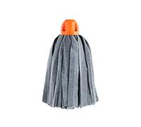 Maya 08011 - Fregona 100% Microfibra Tiras Desincrustantes y Extra absorbentes - Tamaño 32x11 cm - Color Casquillo Naranja