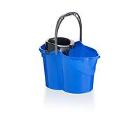 Maya 09050 - Cubo con Escurridor Ovalado, 15 L, Azul