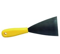 Maya 88082 - Espátula Acero Inoxidable, Rígida, Mango Plástico, 80mm, Amarillo