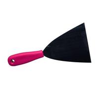 Maya 88102 - Espátula Acero Inoxidable, Rígida, Mango Plástico, 120mm, Rojo