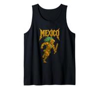 Maya Azteca Antigua Mitología Jaguar Guerrero Dios Mexicano Camiseta sin Mangas