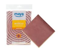Maya - Bayeta de Microfibra para Limpieza en Seco de Muebles sin Dejar Rayas | 40x40 cm | Paño Extra Suave para Madera y Superficies Barnizadas con Alta Captación de Polvo (Marrón)