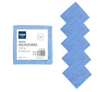 Maya Bayeta Terry 200G. Limpieza Eficaz y Sin Marcas. 100% Microfibra. para Todo Tipo de Superficies. Pack de 5 Unidades (Azul)
