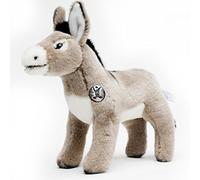 Maya - Burro de peluche (24 cm), color gris