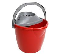 MAYA | Cubo con escurridor rojo - 13 L - Caja 12 unidades