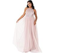 Maya Deluxe Vestido de Novia para Mujer Dama de Honor, Rosa Esmerilado, 40