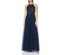 Maya Deluxe Vestido de Novia para Mujer Dama de Honor, Azul Marino, 44