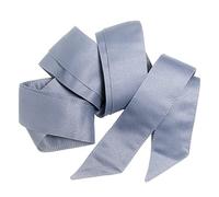 Maya Deluxe Womens Belt Ladies Satin Sash Waist Tie Ribbon Bow Accessory for Bridesmaids Bridal Wedding Prom Evening Occasion cinturón, Dusty Blue, L-XL De Las Mujeres