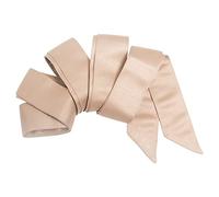 Maya Deluxe Womens Sash Belt Ladies Satin Sash Waist Tie Ribbon Bow Accessory for Bridesmaids Bridal Wedding Prom Evening Occasion, cinturón De las mujeres, Taupe Blush, L-XL