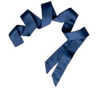 Maya Deluxe Womens Sash Belt Ladies Satin Sash Waist Tie Ribbon Bow Accessory for Bridesmaids Bridal Wedding Prom Evening Occasion, Cinturón De las mujeres, French Navy, S-M