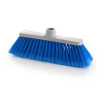 Maya - Escoba para Interiores Amapola, | 30x11x9 cm | Cepillo de Limpieza del Hogar con Fibras Pet Intermedias 100% Recicladas para Barrido Suave | Atrapa Polvo sin Rayar (Azul)