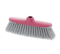 Maya - Escoba para Interiores LLUNA con Borde Antigolpes | 34x13x8 cm | Cepillo de Limpieza del Hogar con Fibras Intermedias para Barrido Suave | Atrapa Polvo sin Rayar (Fucsia)