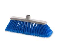 Maya - Escoba para Interiores y Exteriores CARLINA | 33x13x9 cm | Cepillo de Limpieza del Hogar con Fibras Semirrígidas 100% Recicladas | Atrapa Polvo sin Rayar (Azul)